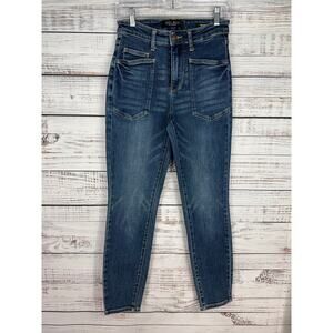 Judy Blue High Waist Classic Relaxed Jeans 88687 Dark Wash 26 Stretch Normcore